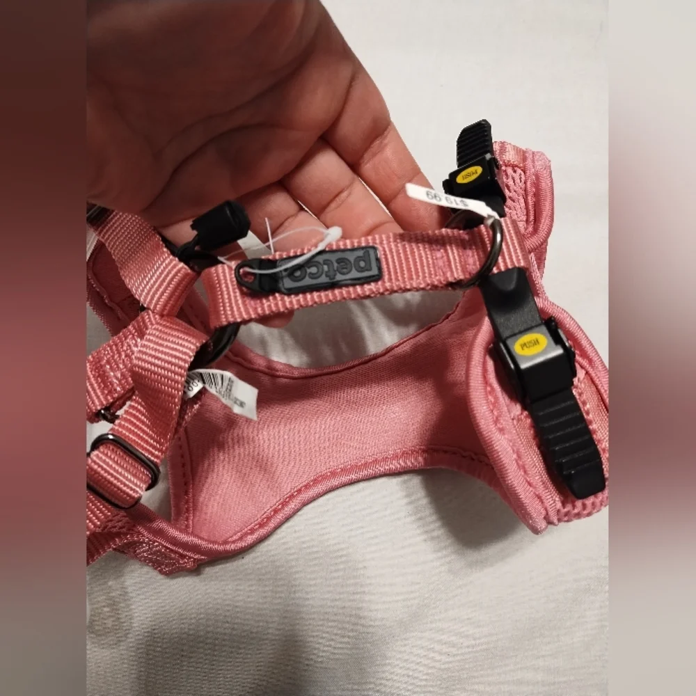 Petco Pink Adjustable Dog Harness